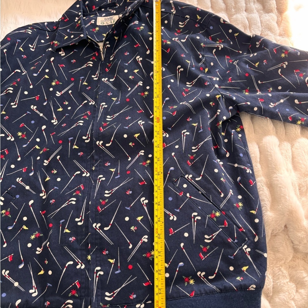 Tabi Golf Club Patterned Jacket 100% Cotton - Picture 9 of 10